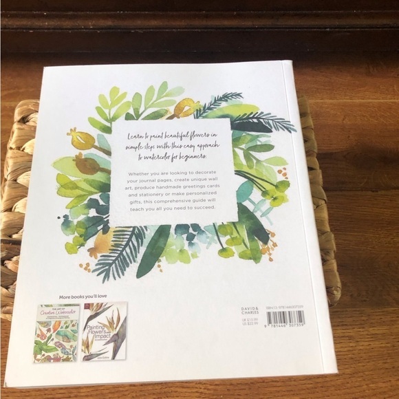 DIY Watercolor Flowers Paperback book - Picture 8 of 8